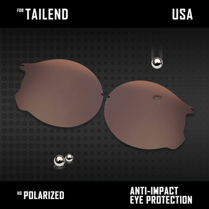 Anti Scratch Polarized Replacement Lenses for-Oakley Tailend OO4088 Options