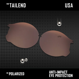 Anti Scratch Polarized Replacement Lenses for-Oakley Tailend OO4088 Options
