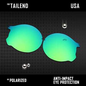 Anti Scratch Polarized Replacement Lenses for-Oakley Tailend OO4088 Options