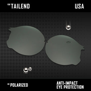 Anti Scratch Polarized Replacement Lenses for-Oakley Tailend OO4088 Options