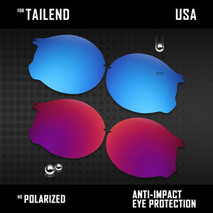 Anti Scratch Polarized Replacement Lenses for-Oakley Tailend OO4088 Options