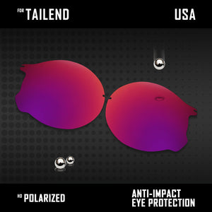 Anti Scratch Polarized Replacement Lenses for-Oakley Tailend OO4088 Options