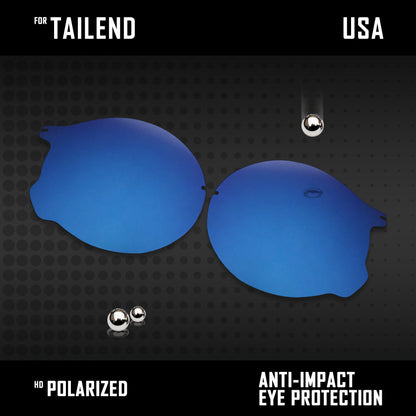 Anti Scratch Polarized Replacement Lenses for-Oakley Tailend OO4088 Options