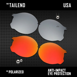 Anti Scratch Polarized Replacement Lenses for-Oakley Tailend OO4088 Options