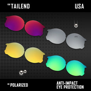 Anti Scratch Polarized Replacement Lenses for-Oakley Tailend OO4088 Options