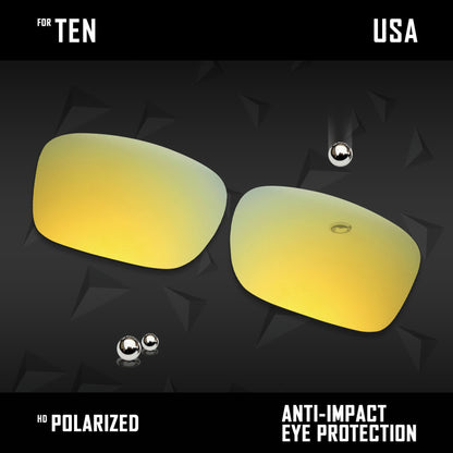 Anti Scratch Polarized Replacement Lenses for-Oakley Ten X OO9128 Options