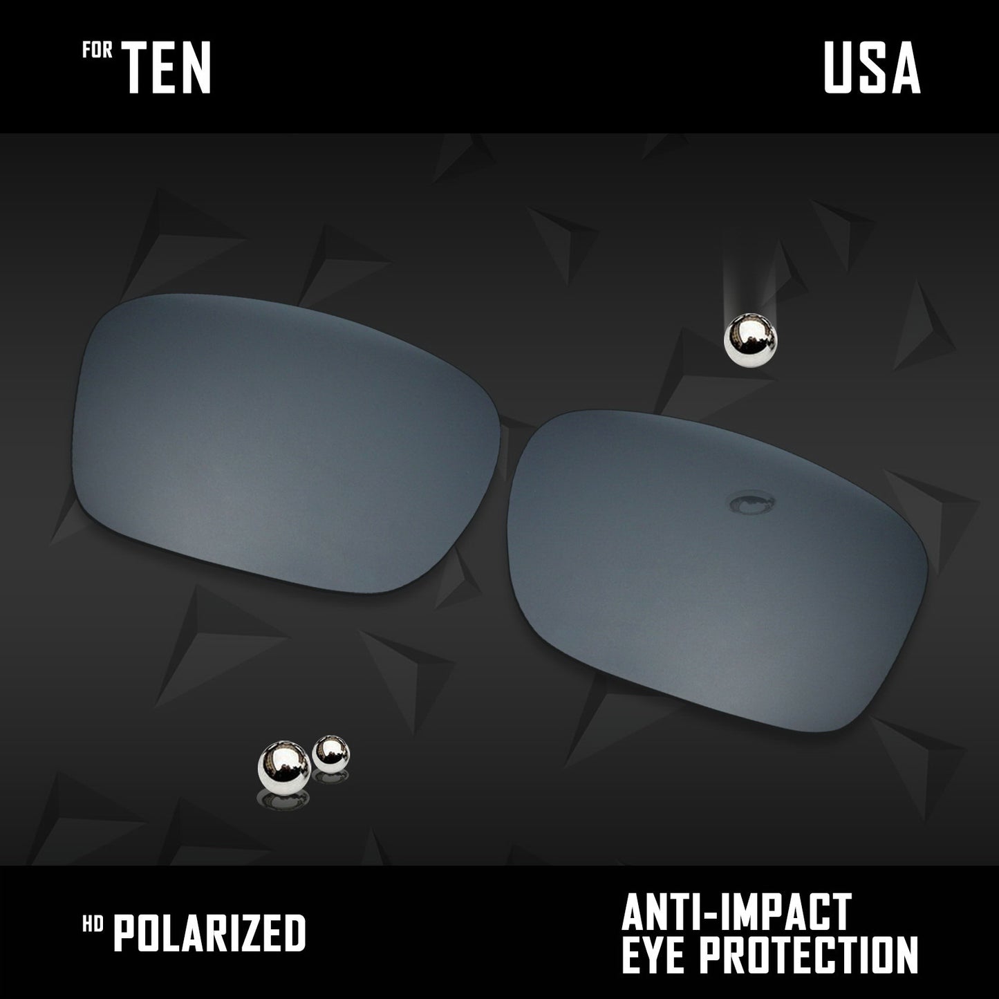 Anti Scratch Polarized Replacement Lenses for-Oakley Ten X OO9128 Options