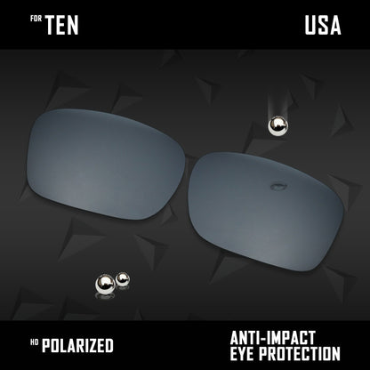 Anti Scratch Polarized Replacement Lenses for-Oakley Ten X OO9128 Options