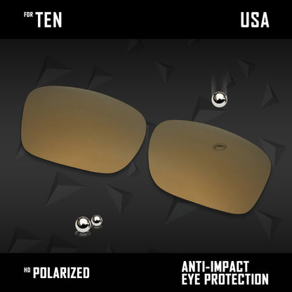 Anti Scratch Polarized Replacement Lenses for-Oakley Ten X OO9128 Options