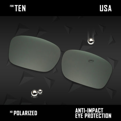 Anti Scratch Polarized Replacement Lenses for-Oakley Ten X OO9128 Options