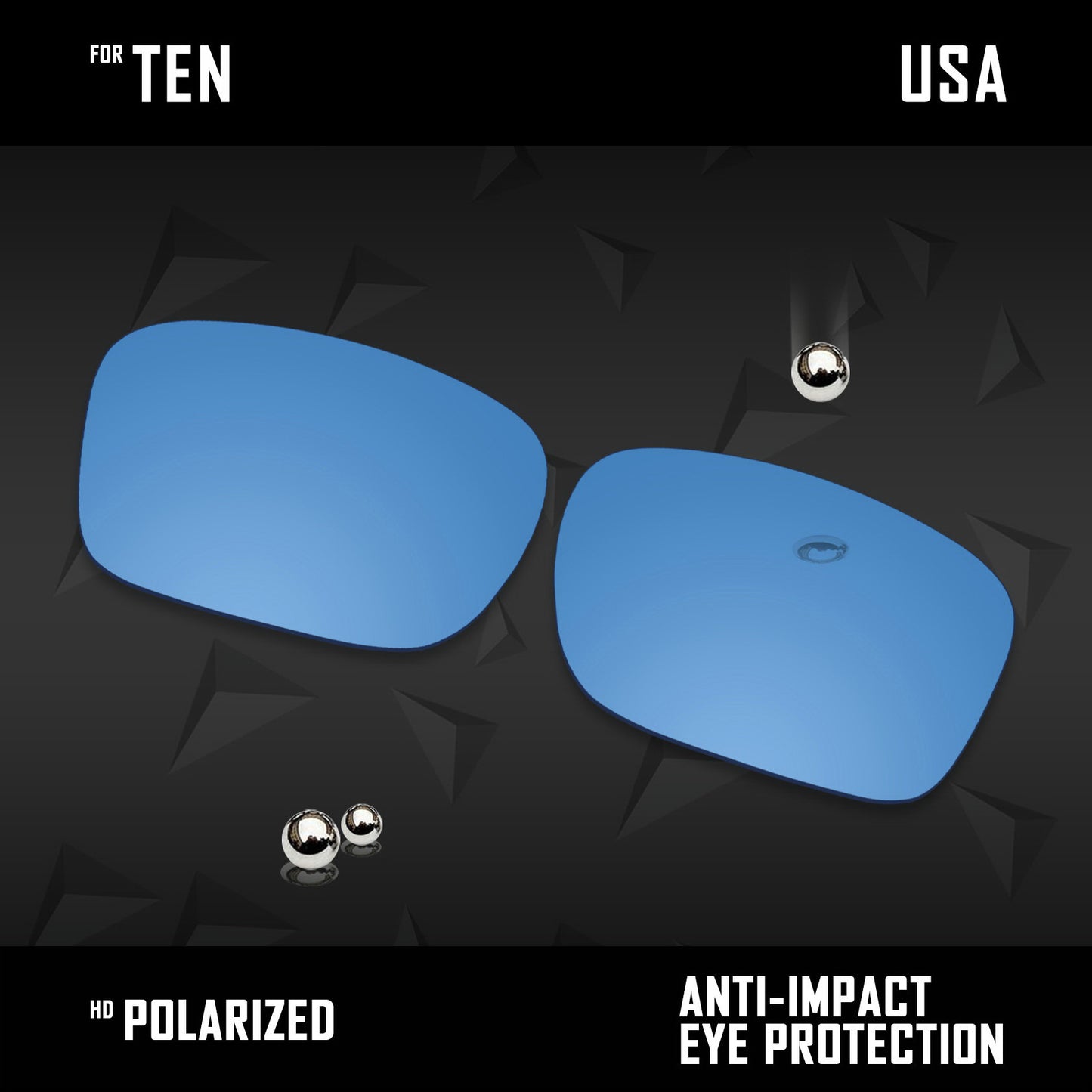 Anti Scratch Polarized Replacement Lenses for-Oakley Ten X OO9128 Options