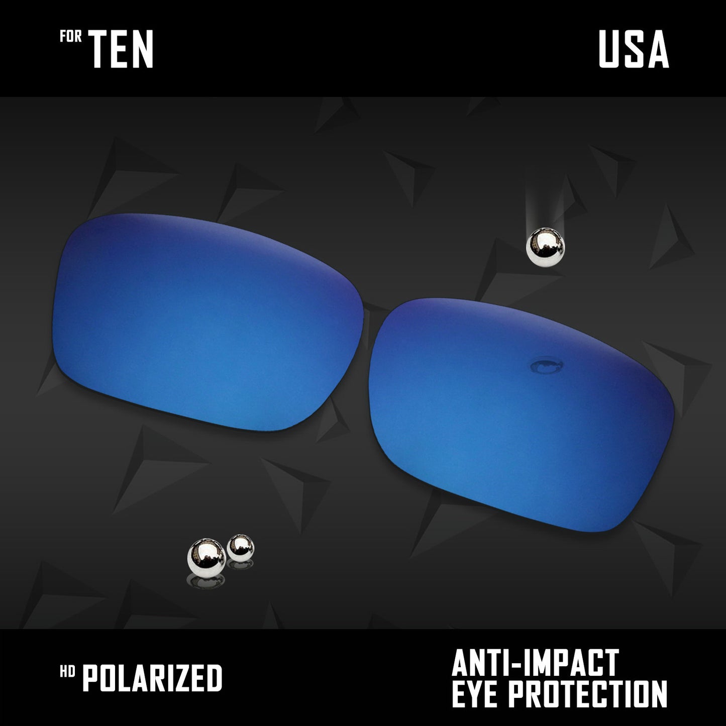 Anti Scratch Polarized Replacement Lenses for-Oakley Ten X OO9128 Options