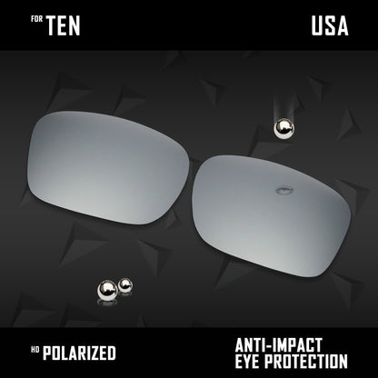 Anti Scratch Polarized Replacement Lenses for-Oakley Ten X OO9128 Options