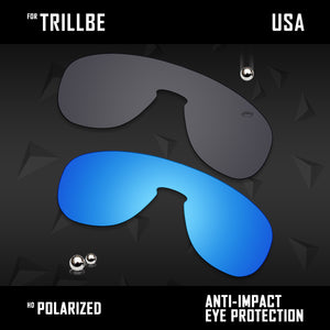 Anti Scratch Polarized Replacement Lenses for-Oakley Trillbe OO9318 Options