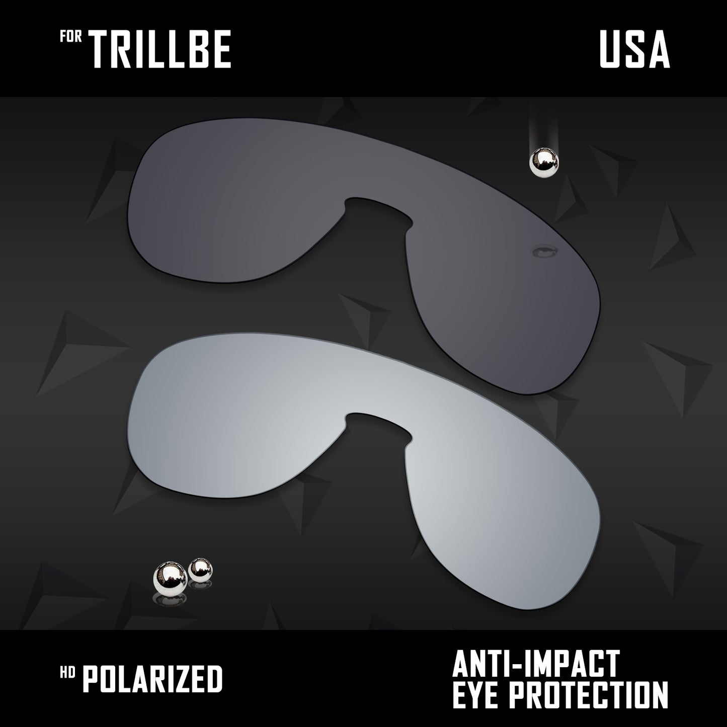 Anti Scratch Polarized Replacement Lenses for-Oakley Trillbe OO9318 Options