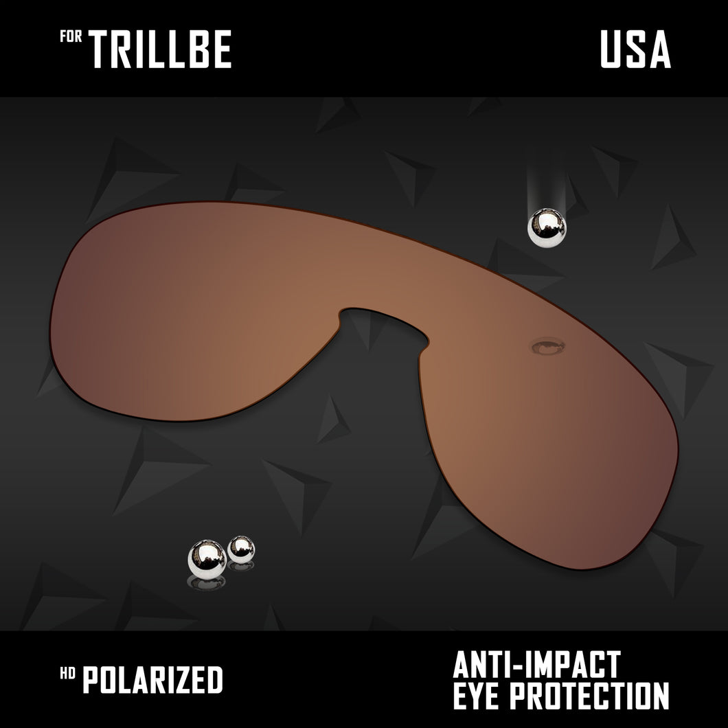 Anti Scratch Polarized Replacement Lenses for-Oakley Trillbe OO9318 Options