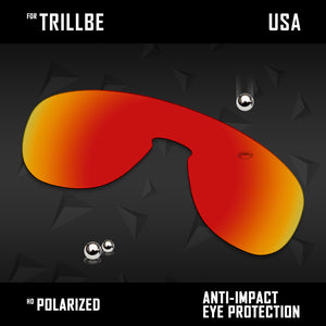 Anti Scratch Polarized Replacement Lenses for-Oakley Trillbe OO9318 Options