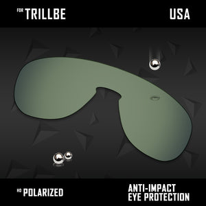 Anti Scratch Polarized Replacement Lenses for-Oakley Trillbe OO9318 Options