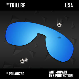 Anti Scratch Polarized Replacement Lenses for-Oakley Trillbe OO9318 Options