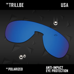 Anti Scratch Polarized Replacement Lenses for-Oakley Trillbe OO9318 Options