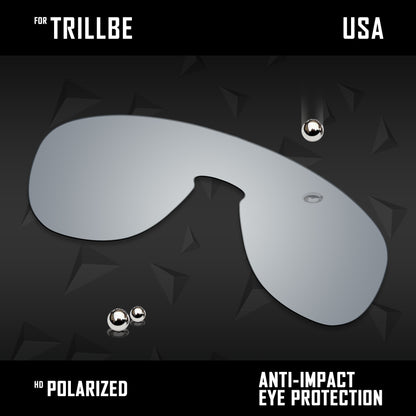 Anti Scratch Polarized Replacement Lenses for-Oakley Trillbe OO9318 Options