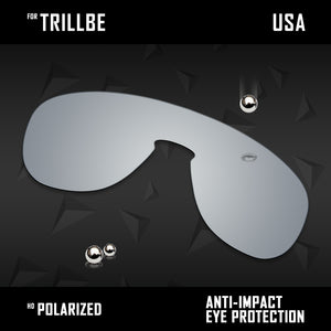 Anti Scratch Polarized Replacement Lenses for-Oakley Trillbe OO9318 Options