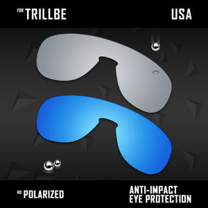 Anti Scratch Polarized Replacement Lenses for-Oakley Trillbe OO9318 Options
