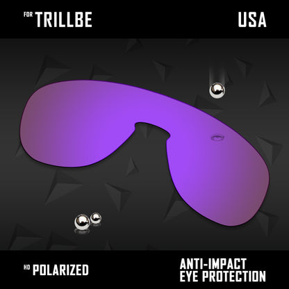 Anti Scratch Polarized Replacement Lenses for-Oakley Trillbe OO9318 Options