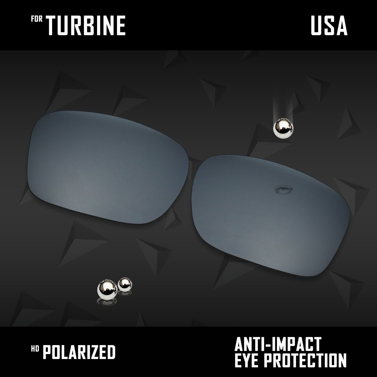 Anti Scratch Polarized Replacement Lenses for-Oakley Turbine OO9380 Options