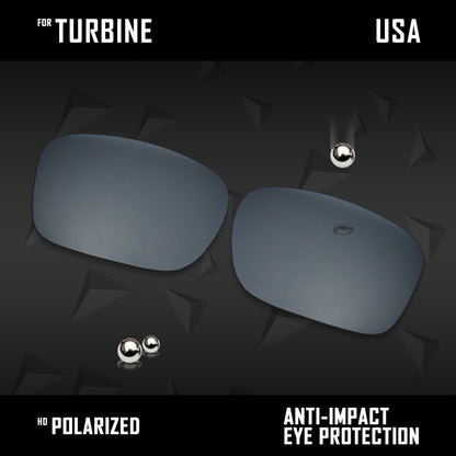 Anti Scratch Polarized Replacement Lenses for-Oakley Turbine OO9380 Options