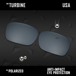 Anti Scratch Polarized Replacement Lenses for-Oakley Turbine OO9380 Options