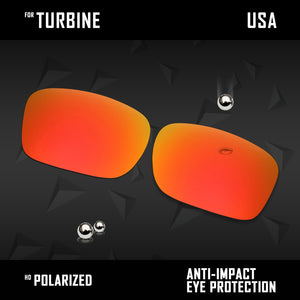 Anti Scratch Polarized Replacement Lenses for-Oakley Turbine OO9380 Options