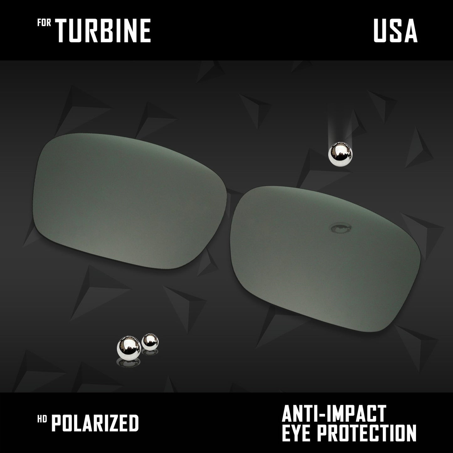 Anti Scratch Polarized Replacement Lenses for-Oakley Turbine OO9380 Options