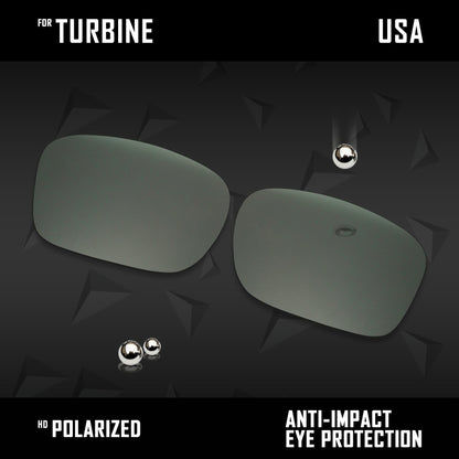 Anti Scratch Polarized Replacement Lenses for-Oakley Turbine OO9380 Options