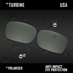 Anti Scratch Polarized Replacement Lenses for-Oakley Turbine OO9380 Options
