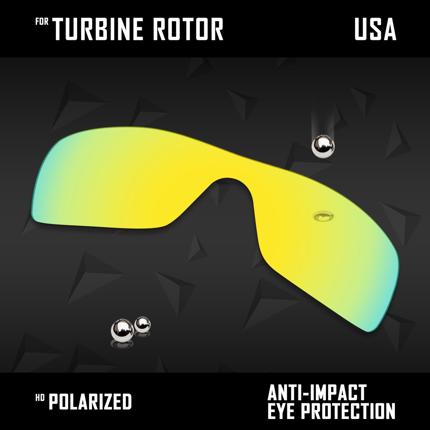 Anti Scratch Polarized Replacement Lenses for-Oakley Turbine Rotor OO9307 Opt