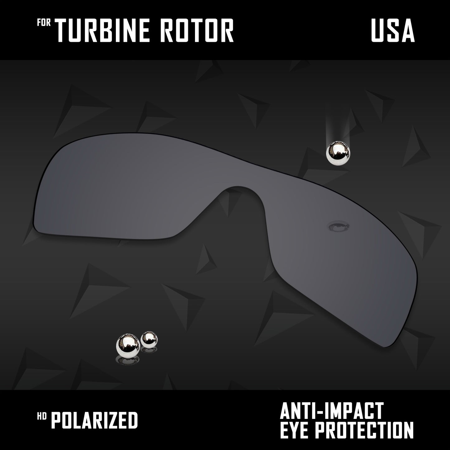 Anti Scratch Polarized Replacement Lenses for-Oakley Turbine Rotor OO9307 Opt
