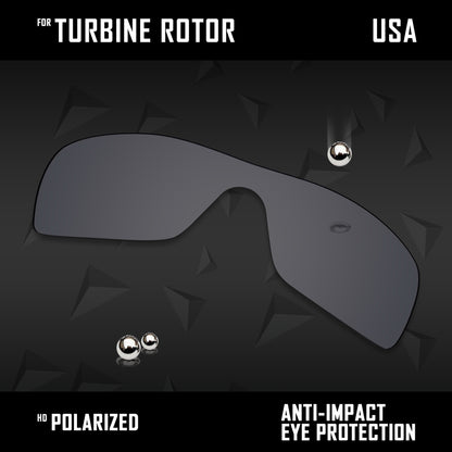 Anti Scratch Polarized Replacement Lenses for-Oakley Turbine Rotor OO9307 Opt
