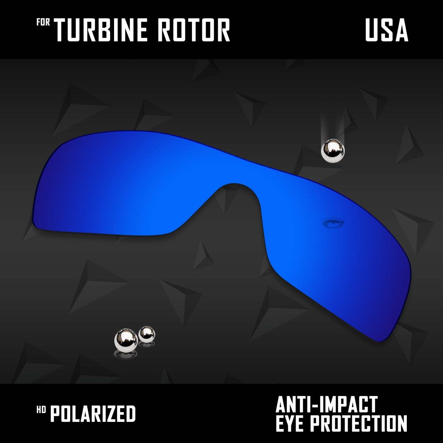 Anti Scratch Polarized Replacement Lenses for-Oakley Turbine Rotor OO9307 Opt