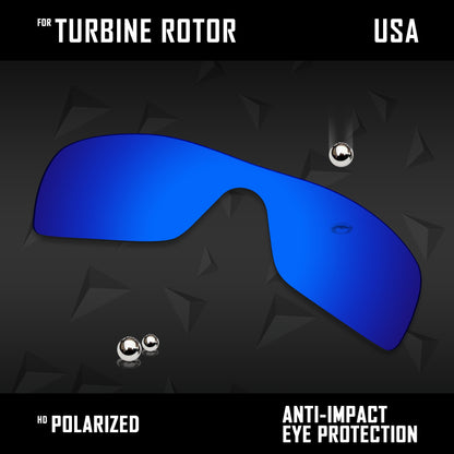 Anti Scratch Polarized Replacement Lenses for-Oakley Turbine Rotor OO9307 Opt