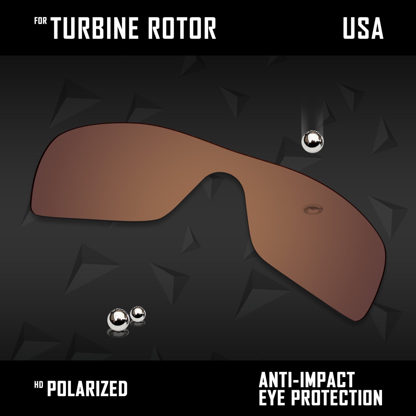 Anti Scratch Polarized Replacement Lenses for-Oakley Turbine Rotor OO9307 Opt