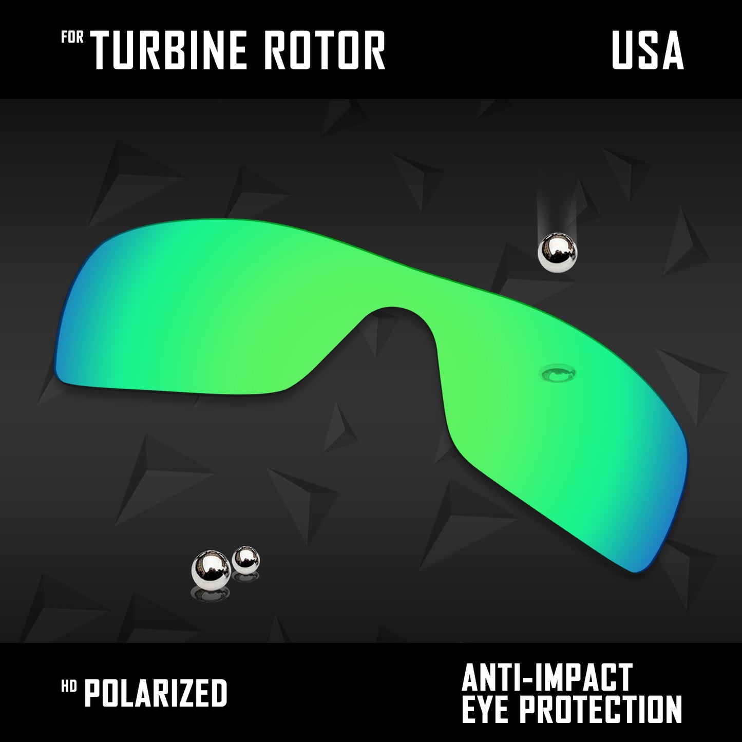 Anti Scratch Polarized Replacement Lenses for-Oakley Turbine Rotor OO9307 Opt