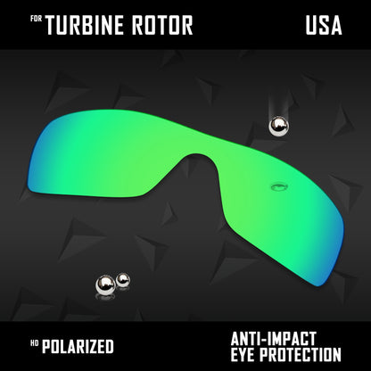 Anti Scratch Polarized Replacement Lenses for-Oakley Turbine Rotor OO9307 Opt