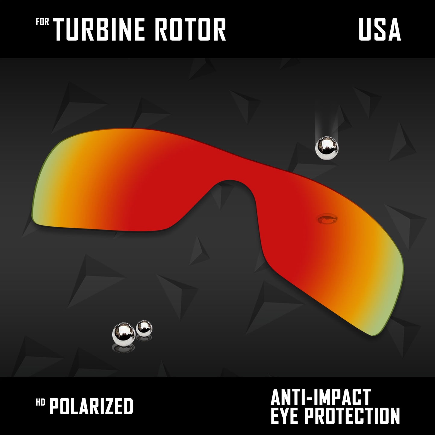 Anti Scratch Polarized Replacement Lenses for-Oakley Turbine Rotor OO9307 Opt