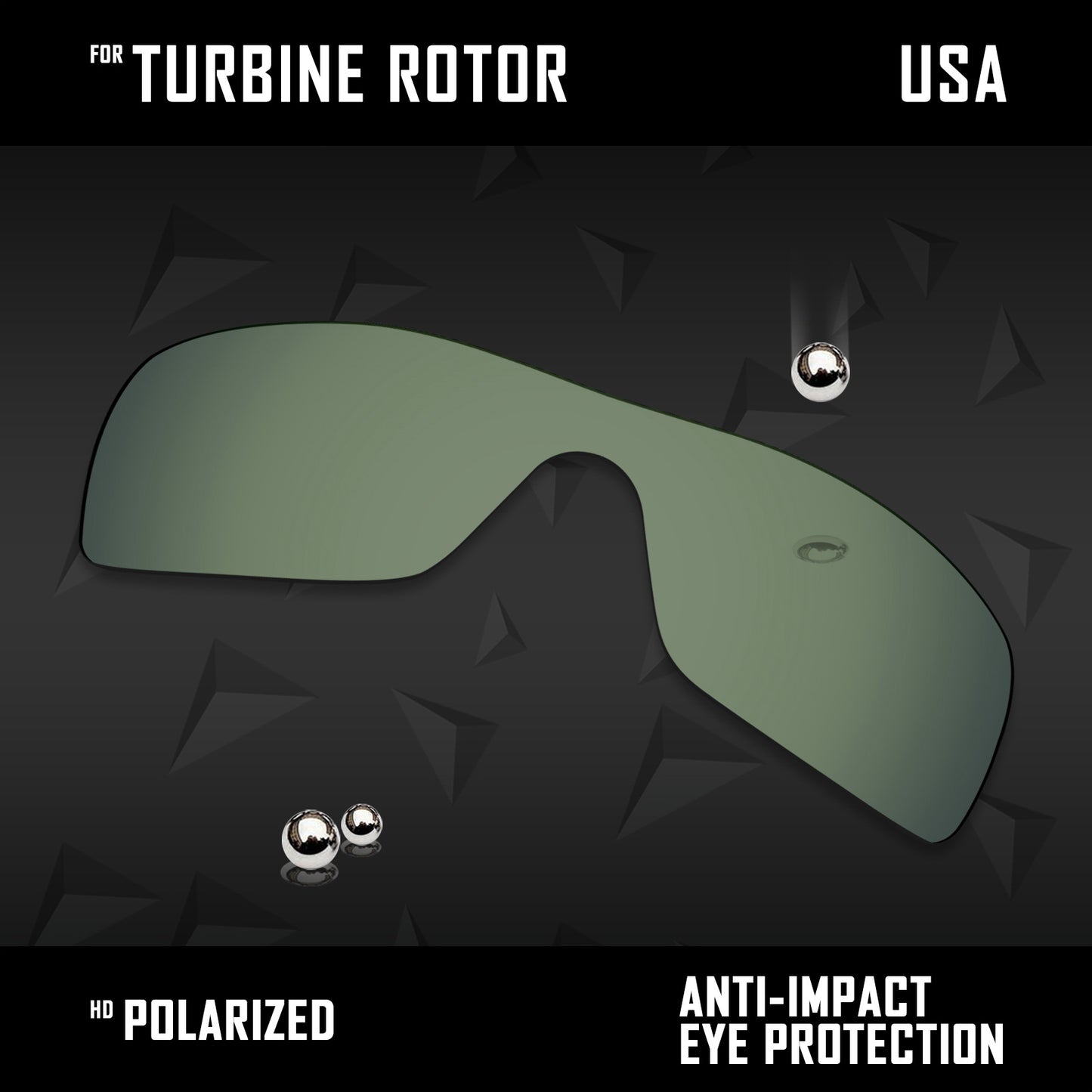 Anti Scratch Polarized Replacement Lenses for-Oakley Turbine Rotor OO9307 Opt