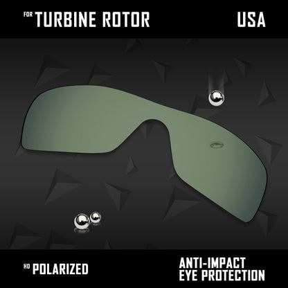 Anti Scratch Polarized Replacement Lenses for-Oakley Turbine Rotor OO9307 Opt