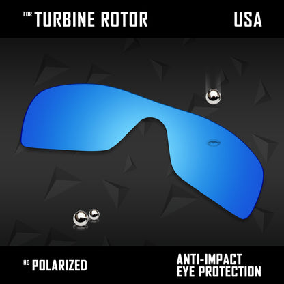 Anti Scratch Polarized Replacement Lenses for-Oakley Turbine Rotor OO9307 Opt