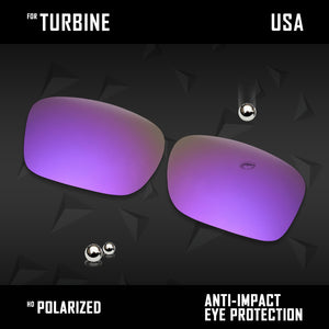Anti Scratch Polarized Replacement Lenses for-Oakley Turbine OO9380 Options