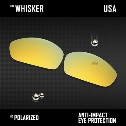 Anti Scratch Polarized Replacement Lenses for-Oakley Whisker Options