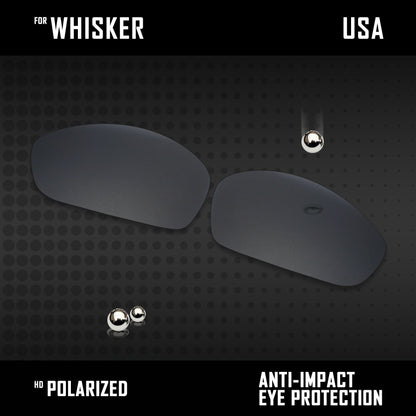 Anti Scratch Polarized Replacement Lenses for-Oakley Whisker Options